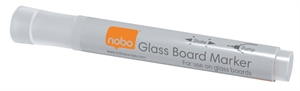 Nobo WB marker pre sklenenú tabuľu okrúhla 3mm biela (4)