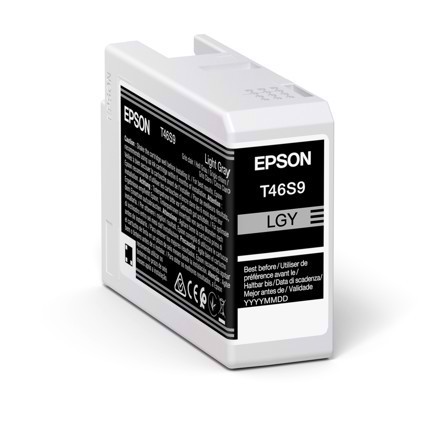 Epson Light šedá 25 ml náplň pre atramentové kazety T46S9 - Epson SureColor P700