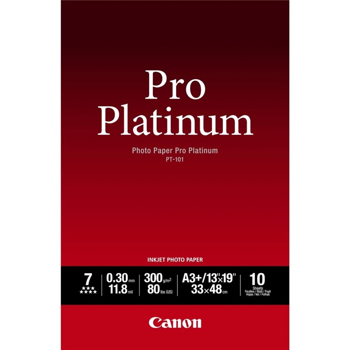 Canon Photo Paper Pro Platinum 300g/m² - A3+, 10 listy 
