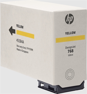 HP 768 Yellow 500-ml DesignJet Ink Kartuša s črnilom