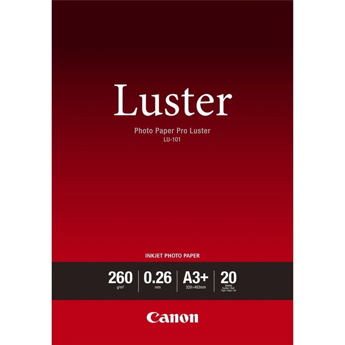 Canon Photo Paper Pro Luster 260g/m² - A3+, 20 listy 