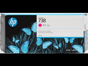 HP 738 300-ml magenta DesignJet kartuša s črnilom