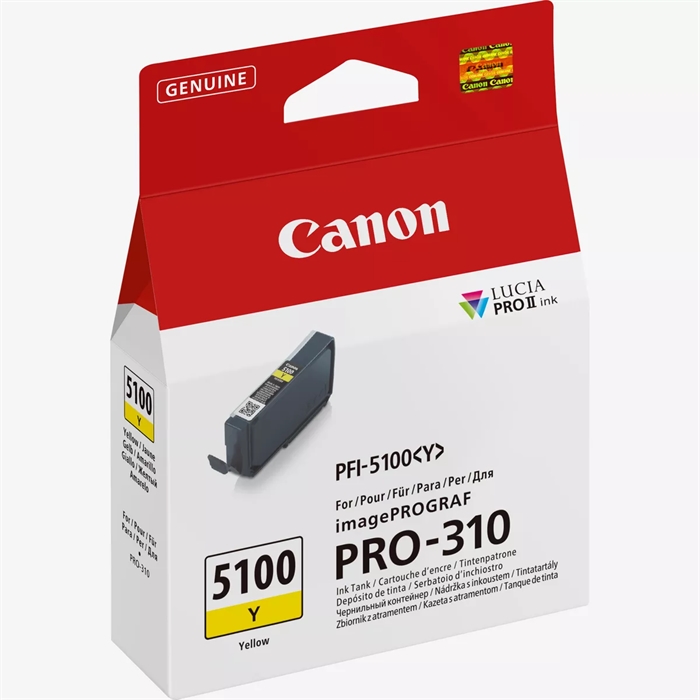 Canon Yellow PFI-5100Y - 14,4 ml atramentová kazeta
