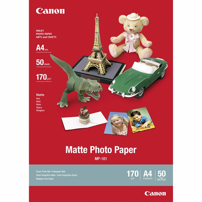 Canon MP-101 Matte Photo 170g/m² - A4, 50 listy 