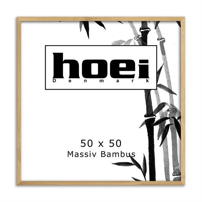 Bambusový rám na obrazy a plagáty 50 x 50 cm