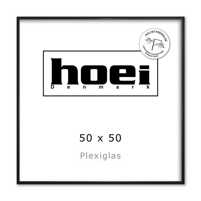 Rám z hliníka 50 x 50 cm PLEXI
