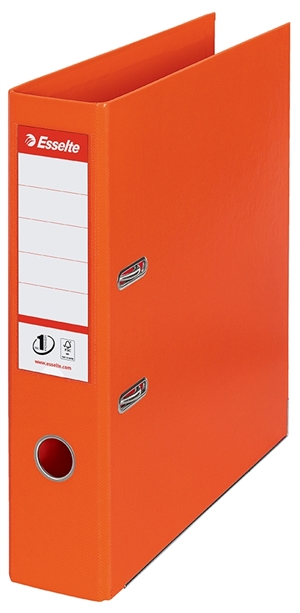 Esselte Brevordner No1 Power PP A4 75mm oranžový