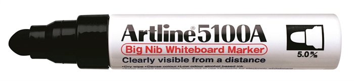 Artline Whiteboard Marker 5100A VEĽKÝ čierny
