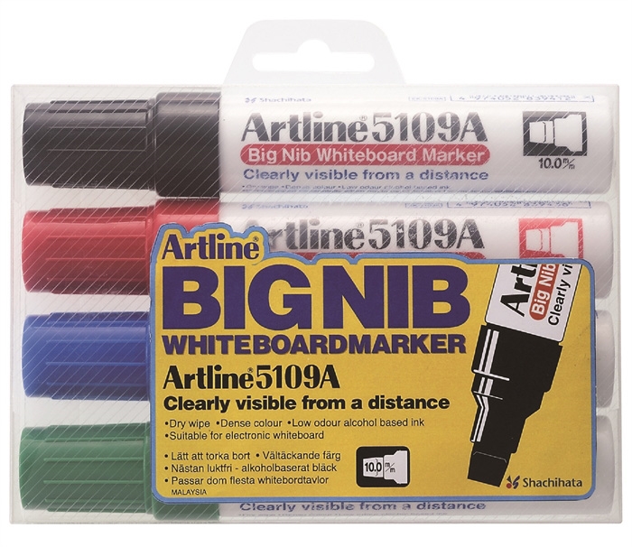 Artline Whiteboard Marker 5109A VEĽKÝ 4/sada