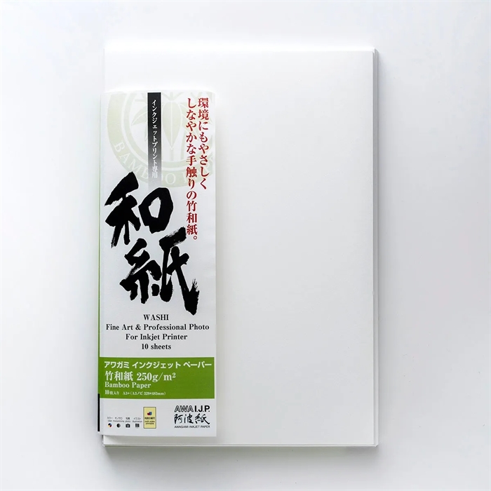 Awagami Bamboo 250 - 250 g/m², A3+ 10 listov