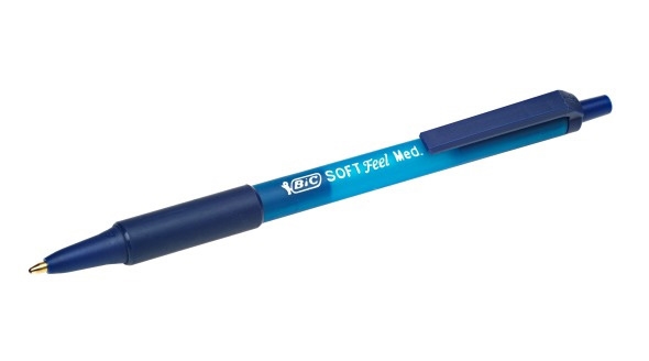 Bic kuličkové pero Soft Feel Clic Grip modré