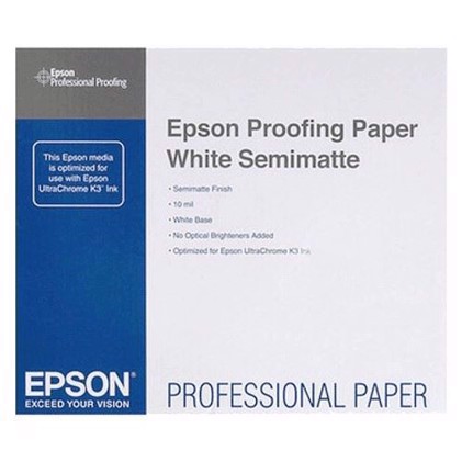 Epson Proofing Paper White Semimatte A3+ - 100 listy 
