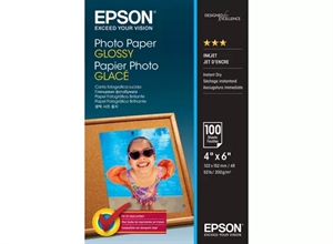 Epson Lesklý fotografický papier, 200 g/m² - 10 x 15 cm - 100 listy