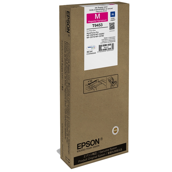 Epson WorkForce séria atramentový cartridge XL Magenta - T9453