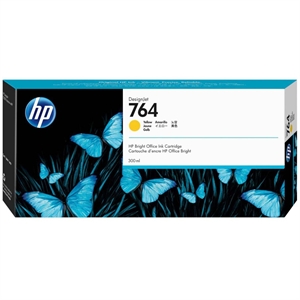 HP 764 Yellow inkoustová kazeta, 300 ml