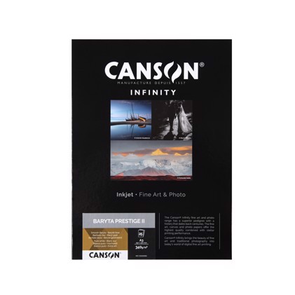 Canson Baryta Prestige II 340 g/m² - A3, 25 listy 