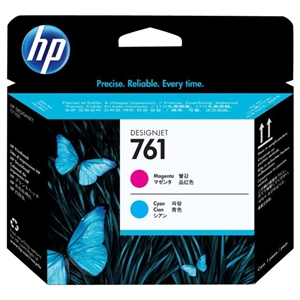 HP 761 magenta a cyan tlačová hlava pre DesignJet