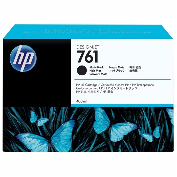 HP 761 Matt black Ink Kartuša s črnilom, 400 ml