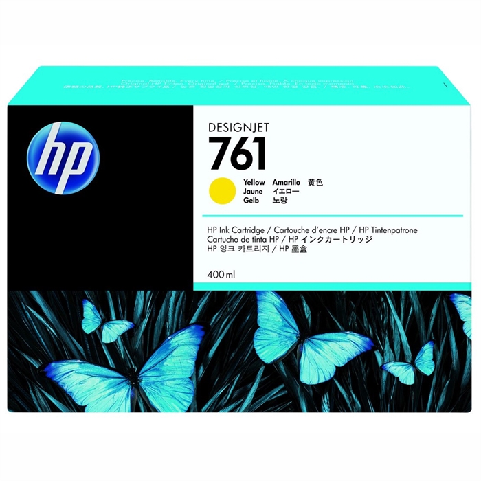 HP 761 Yellow inkoustová cartridge, 400 ml