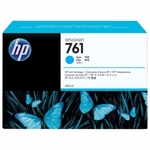 HP 761 cyan kartuša s črnilom, 400 ml