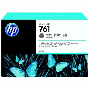 HP 761 tmavoGrey Ink Kartuša s črnilom, 400 ml
