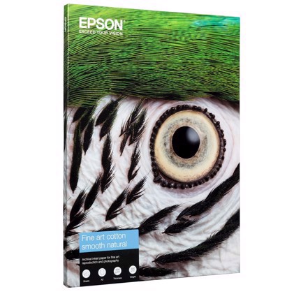 Epson Fine Art Cotton Smooth Natural 300 g/m2 - A3+ 25 listy 