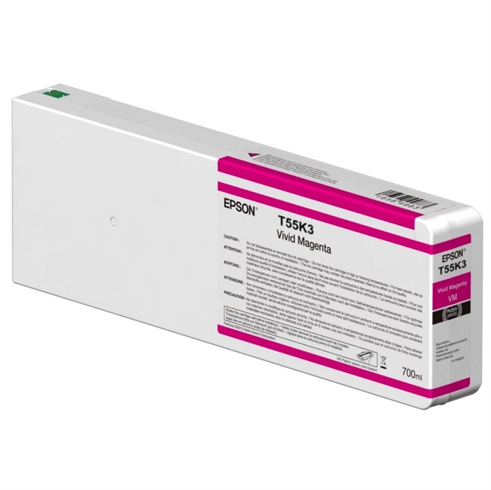 Epson Vivid MagentaT55K3 - 700 ml Ink Kartuša s črnilom