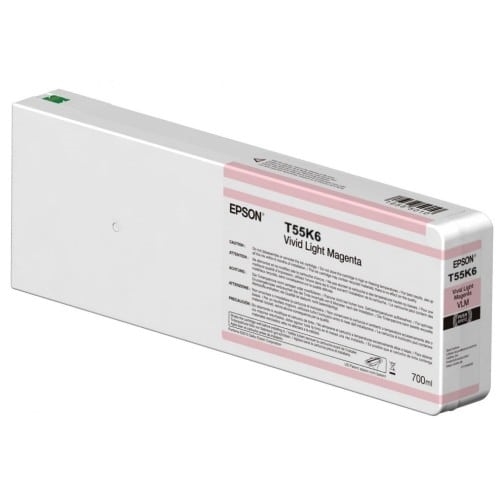 Epson Vivid Light MagentaT55K6 - 700 ml Ink Kartuša s črnilom
