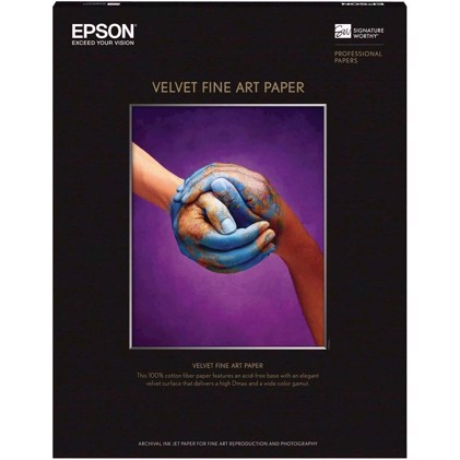 Epson Velvet Fine Art Paper 260 g/m2, A3+ - 20 listy 