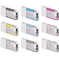 Úplná sada 350 ml Inkch kaziet pre Epson stylus pro 9890.