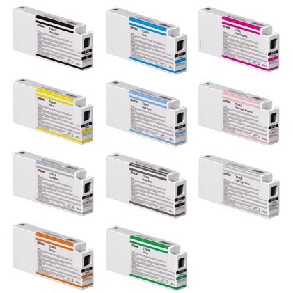 Kompletná sada 350 ml Inkch cartridge pre Epson stylus pro 7900