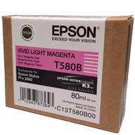 Epson Vivid Light Violetové 80 ml atramentové náplne T580B - Epson Pro 3880