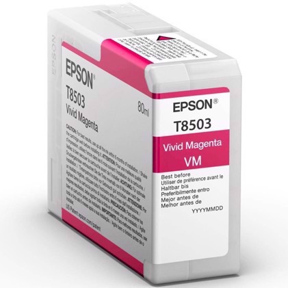Epson Vivid Magenta 80 ml Ink Kartuša s črnilom T8503 - Epson SureColor P800