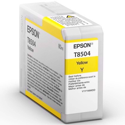 Epson Yellow 80 ml kartuša s črnilom T8504 - Epson SureColor P800