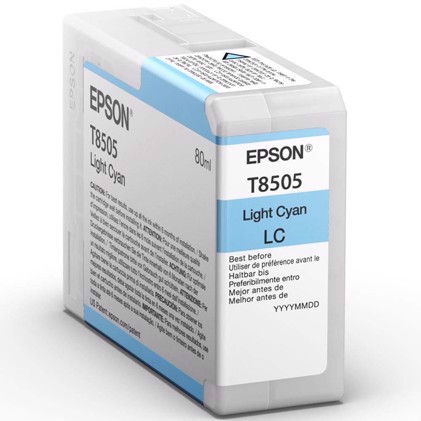 Epson Light cyan 80 ml Ink Kartuša s črnilom T8505 - Epson SureColor P800
