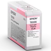 EpsonVivid Light Magenta 80 ml Ink Kartuša s črnilom T8506 - Epson SureColor P800