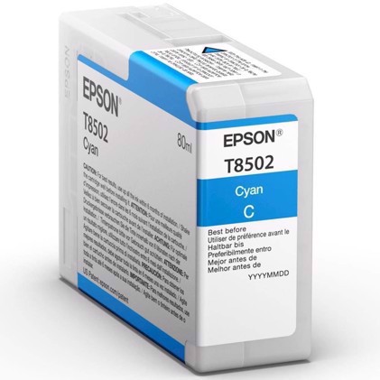 Epson Cyan 80 ml kartuša s črnilom T8502 - Epson SureColor P800