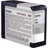 Epson Light Black 80 ml Ink Kartuša s črnilom T5807 - Epson Pro 3800 a 3880