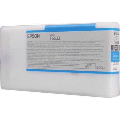 Epson Cyan T6532 - 200 ml Ink Kartuša s črnilom pre Epson Pro 4900