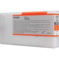 Epson Orange T653A - 200 ml Ink Kartuša s črnilom pre Epson Pro 4900