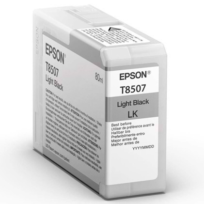 Epson Light Black 80 ml Ink Kartuša s črnilom T8507 - Epson SureColor P800