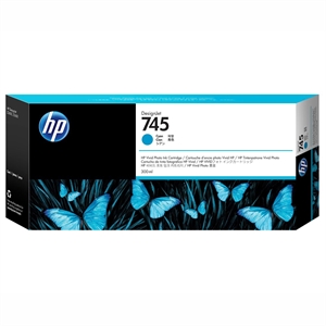 HP 745 azúrová Ink Kartuša s črnilom, 300 ml
