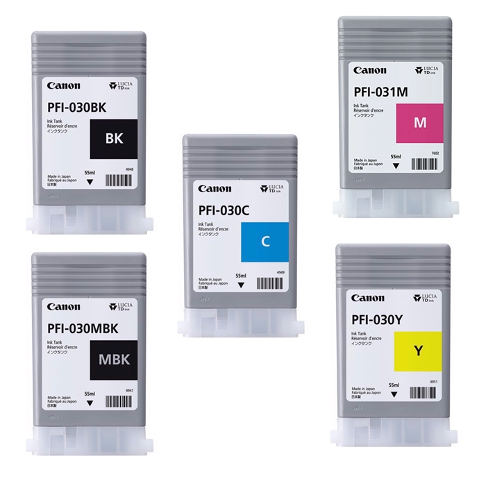 Kompletná sada Inkch kaziet pre Canon TM 240 a 340 - 55 ml