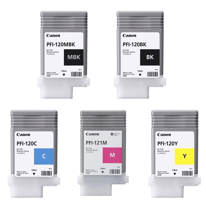 Kompletná sada Inkch kaziet pre Canon TM-255, TM-350 a TM-355 - 130 ml
