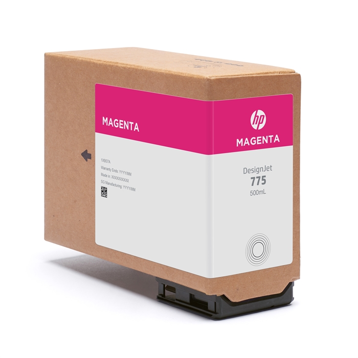 HP 775 kartuša s črnilom, 500 ml, Magenta