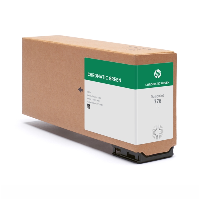HP 776 atramentová patrona, 1 liter, ChroMattic Green
