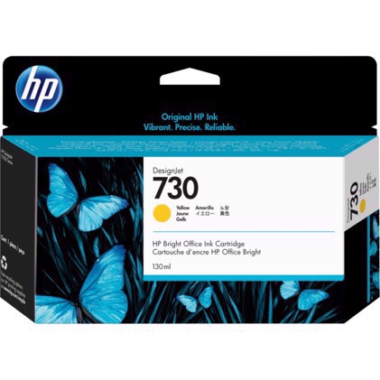 HP 730 130 ml Yellow DesignJet Ink Kartuša s črnilom