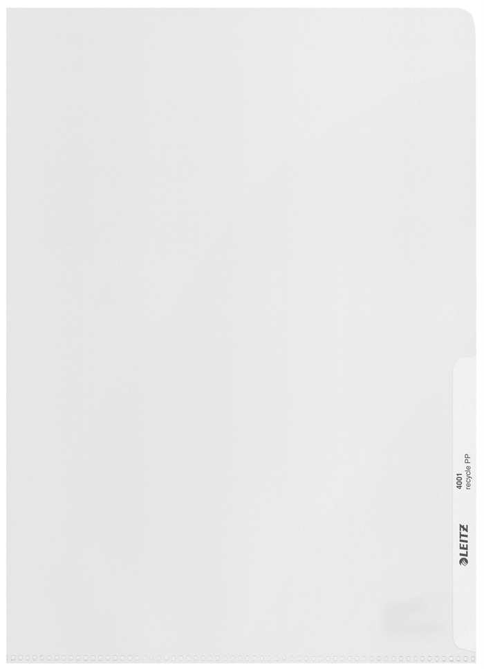 Leitz obal recyklovateľný 140my PP vrážka A4 (100)