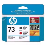 HP 73 - Matt black a kromačne Red tlačová hlava