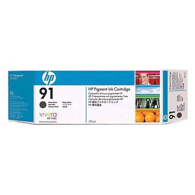 HP 91 - 775 ml Matt Black inkoustové vrecko